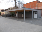 4 er Carport mit Abstellräumen